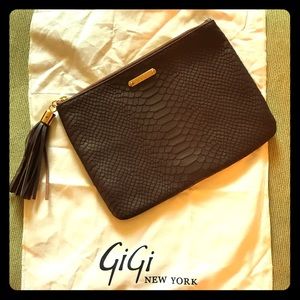 Gigi New York Clutch | Choc Brown | All in one bag